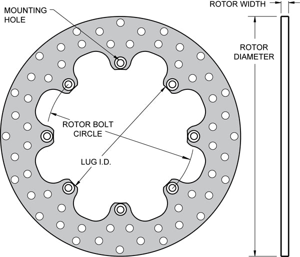 Wilwood Brakes Disc Brake Rotors 160-1601 product image 2