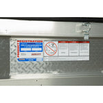 Weather Guard Tool Box, Aluminum, 27-1/2 in Length x 72 in Width x 18-1/2 in Height, 15.5 Cubic ft Capacity - 117-0-04