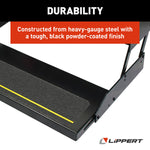 Lippert Entry Step, Series 25, 24 in Tread Width x 9 in Depth, With 8 in Rise - 365837