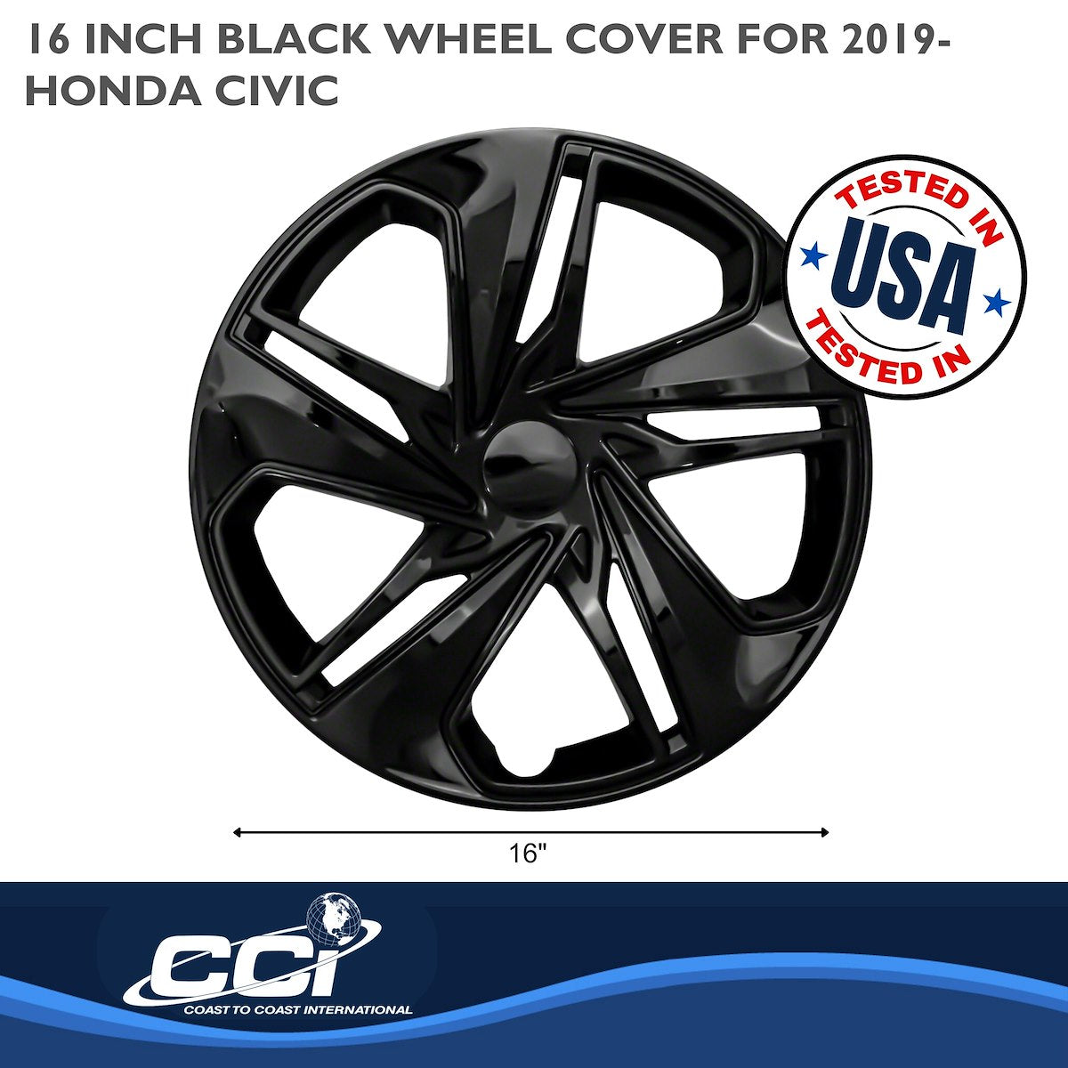 Coast2Coast Universal Wheel Covers IWC54116BLK product image 3