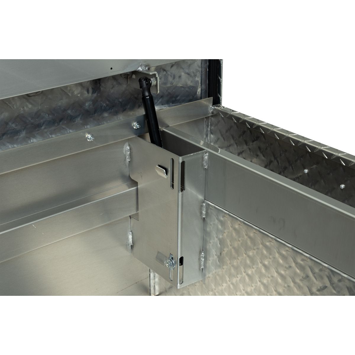 Weather Guard Tool Box, Aluminum, 27-1/2 in Length x 72 in Width x 18-1/2 in Height, 15.5 Cubic ft Capacity - 117-0-04