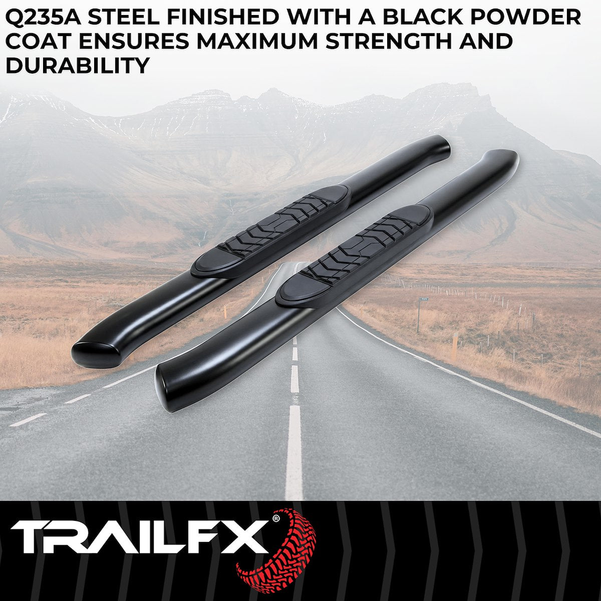 TrailFX Running Boards & Nerf Bars A7072B product image 2