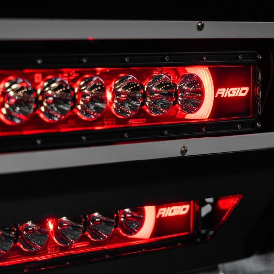 Rigid Industries Light Bar, LED Bulb, 10 in Length, 6 Clear Bulb - 210053