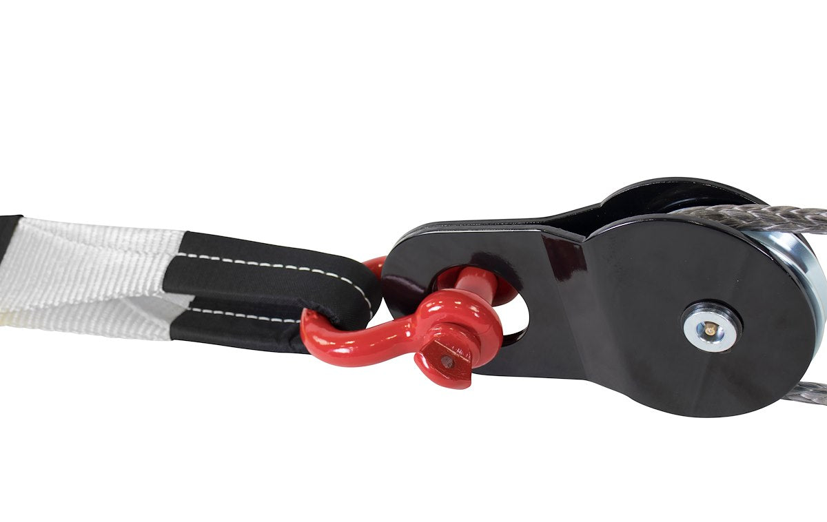 Overland Vehicle Systems D-Ring, With 3/4 in Pin, 4.75 Ton Weight Rating, Red - 19019904