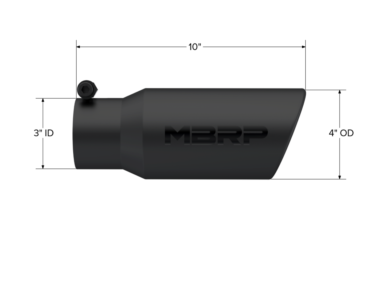 MBRP Exhaust Exhaust Tail Pipe Tip T5155BLK product image 2