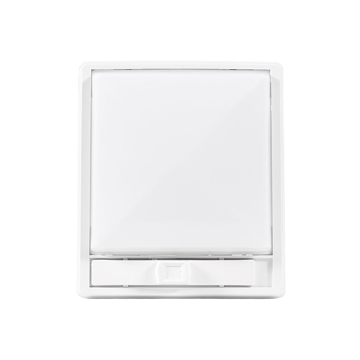Arcon Interior Light, 6-1/4 in Length x 5-1/2 in Width x 1-5/8 in Height, White Lens, 12 V - 14655