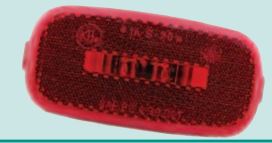 Valterra Clearance Light, LED, 4 in Length x 2 in Width, Red Lens - DG52714VP