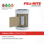 Fill-Rite Liquid Transfer Tank Pump Filter, Filters To 10 Microns, 18 gal Per Minute, 50 PSI Maximum Operating Pressure - 1200KTF7018