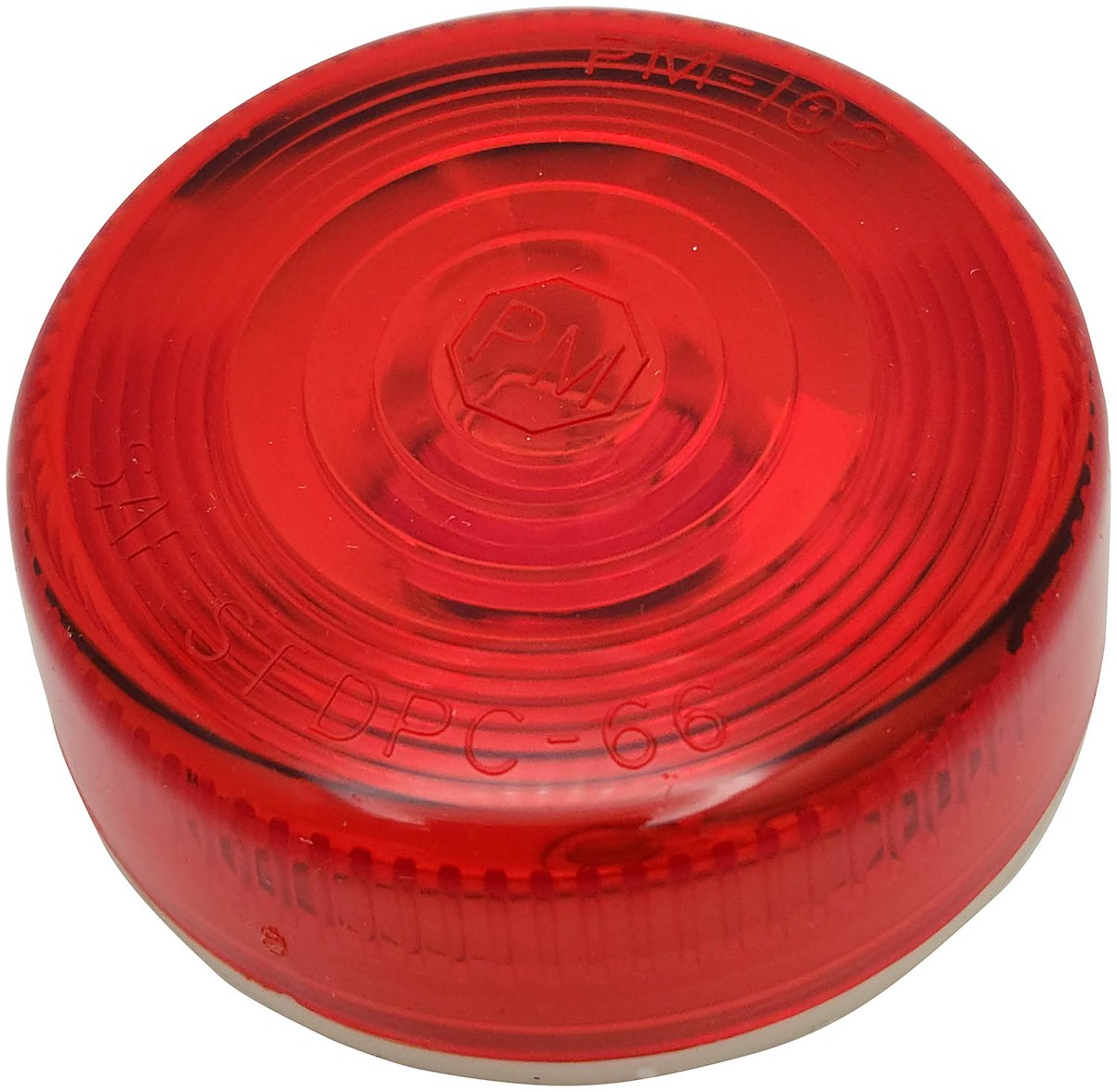 Peterson Manufacturing Clearance Light, Incandescent, 2-7/8 in Diameter x 1-1/8 in Height, Red Lens - V102R