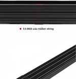 Black Horse Offroad Running Board, Black, Aluminum - PR-HOPIBK16