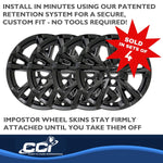 Coast2Coast Wheel Skins & Styled Wheel Covers IWCIMP384BLK product image 4