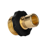 Camco Fresh Water Hose Connector, Brass, With 2 Extra Male Connectors, Complies With CA and VT Regulations For Brass Content - 20136