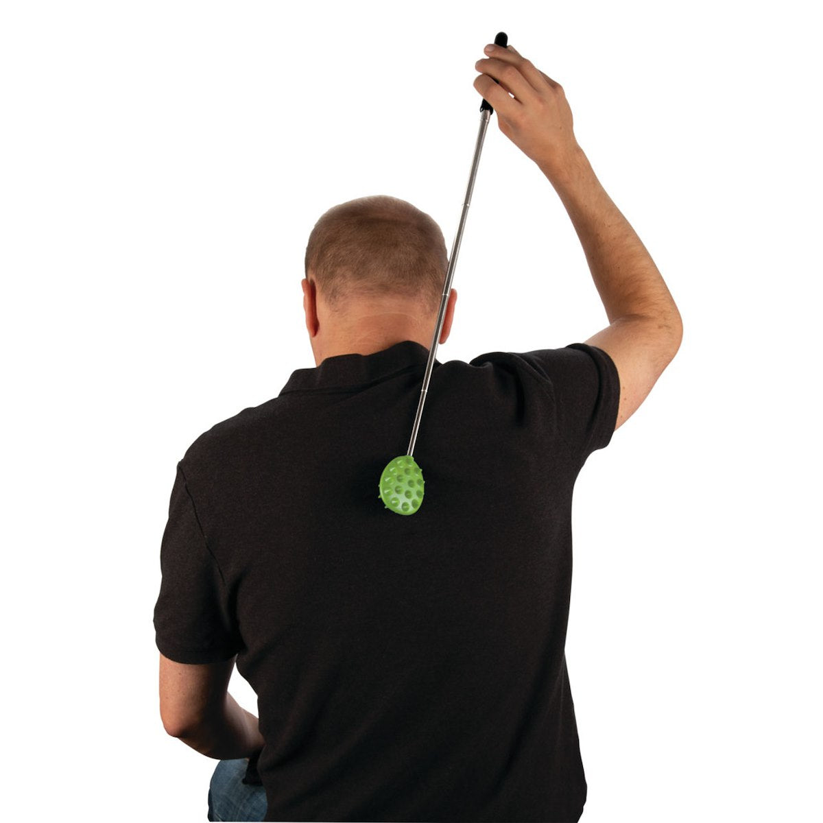Performance Tool Back Scratcher, Up To 26 in Length, Stainless Steel Handle With Grip - W9215