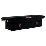 Weather Guard Tool Box, Gloss Black, Aluminum, 20 in Length x 72 in Width x 18 in Height - 121-5-04