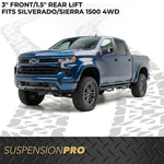 Suspension Pro Lift Kit Suspension, 3 in Front Lift, 1-1/2 in Rear Lift, Black Components - G30SL1