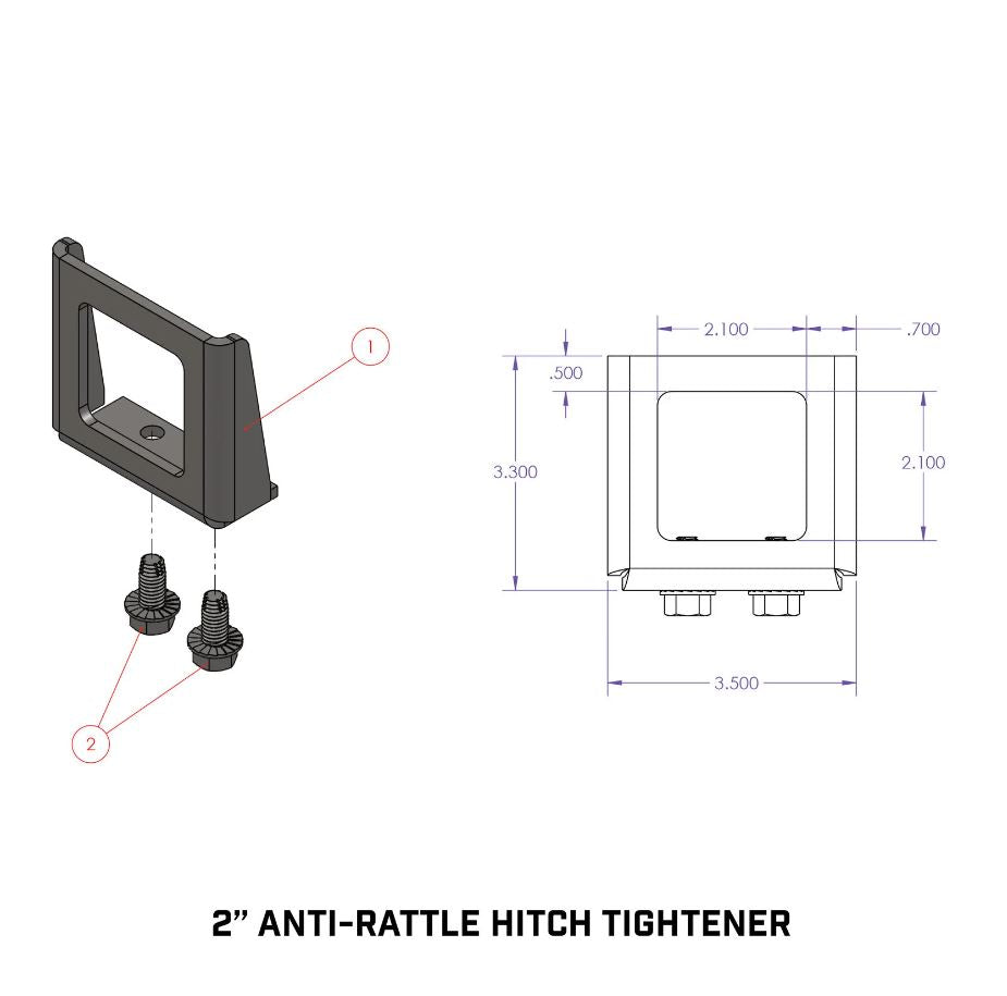GEN-Y Hitch Hitch Anti-Rattle Devices GH-102229 product image 4