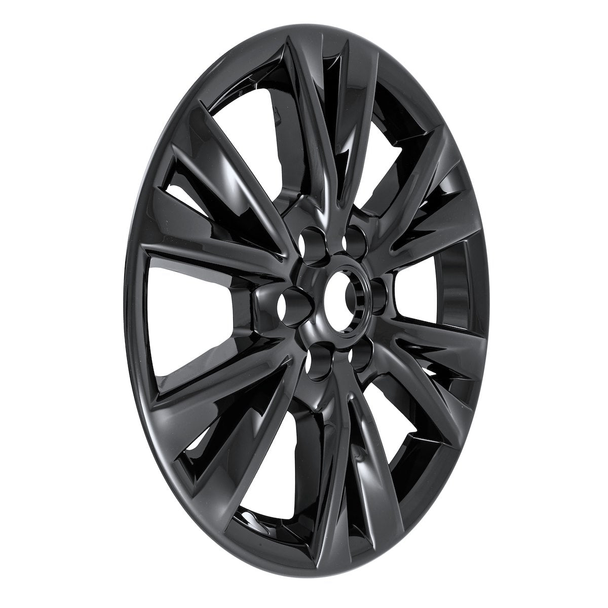Coast2Coast Wheel Skin, 18 in, 6V Spokes, Gloss Black, Set Of 4 - IMP518BLK