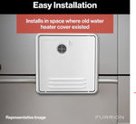 Furrion Water Heater Access Door, Black, Steel, 18-1/8 in Length x 18-1/8 in Width - FWH46EA-BL-AM