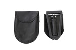 Overland Vehicle Systems Shovel, Black Powder Coat, Steel, 22.75 in Extended and 9.75 in Collapsed - 19049901