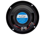 Furrion Speaker, 5-1/4 in Round Marine Speaker, White Cone/Glossy Black Grill, With LED Light - M5529LBG