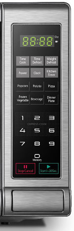 Contoure Microwave Oven, 0.7 Cubic ft Capacity, 700 Watts Cooking Power/1150 Watts Input Power, 10 in Height x 17 in Width x 13 in Depth - RV-787S