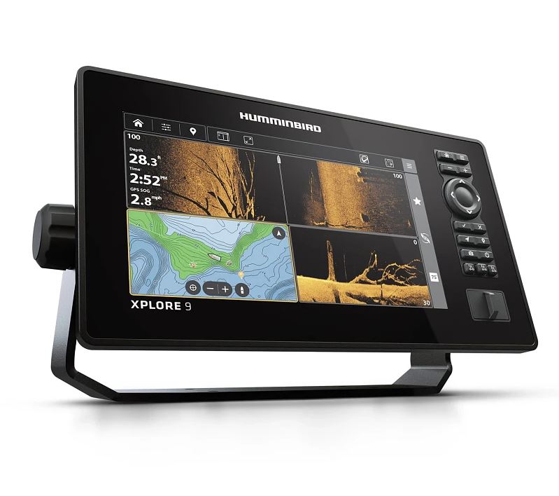 Humminbird Fish Finder, 9 in LCD Display, Preloaded With 13 USA And Canada Regions - 412000-1CHO