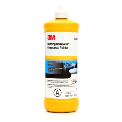 3M Rubbing Compound, 1 qt Bottle - 05973