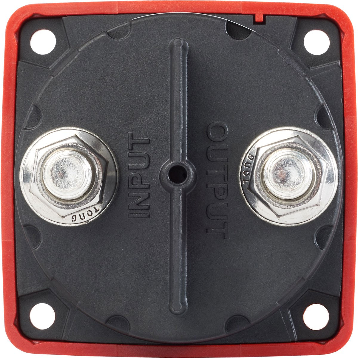 Blue Sea Battery Disconnect Switch, 48 V DC, 300 amp, Red - 6006-BSS