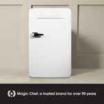 Magic Chef Refrigerator, 3.2 Cubic ft Capacity, 120 V, With Cabinet LED Light - MCR32CHW