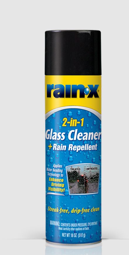 Rain-X Glass Cleaner, 18 oz Aerosol Can - 5080233