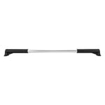 Camco Screen Door Push Bar, Adjustable From 21-1/4 in to 28-5/8 in, Black, Aluminum Bar With Molded Handles - 42183