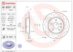 Brembo Brake Rotors 08B3571XC02 product image 4