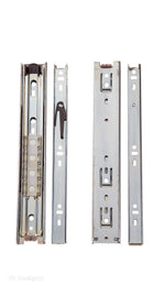 RV Designer Drawer Slide, 100 lb Weight Capacity, 45 Millimeter, 12 in Length, Set Of 2 - D412