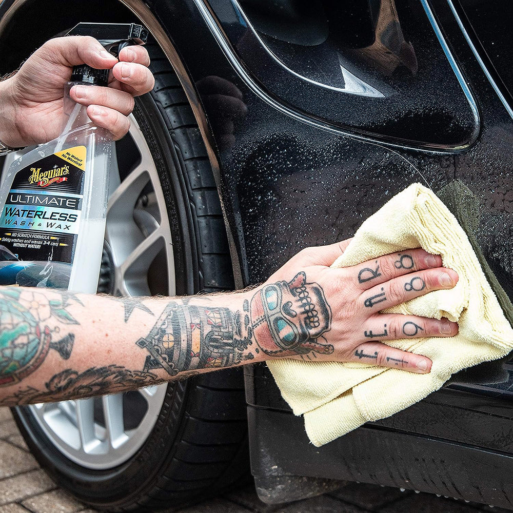 Meguiars Towel, 16 in x 24 in Size, Set Of 3 - X2020
