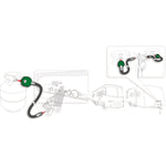 Camco Propane Hose, Type 1 ACME Nut x 1/4 in Inverted Male Flare, 20 in Length - 59073