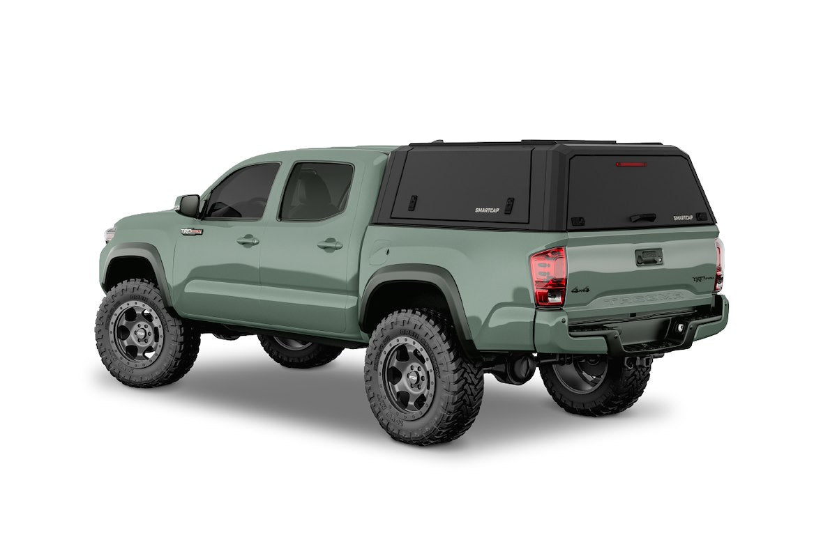 SmartCap Truck Cap, Holds Up To 330 lb When Moving And 770 lb When Parked, Matte Black, Stainless Steel - ED1316-MB