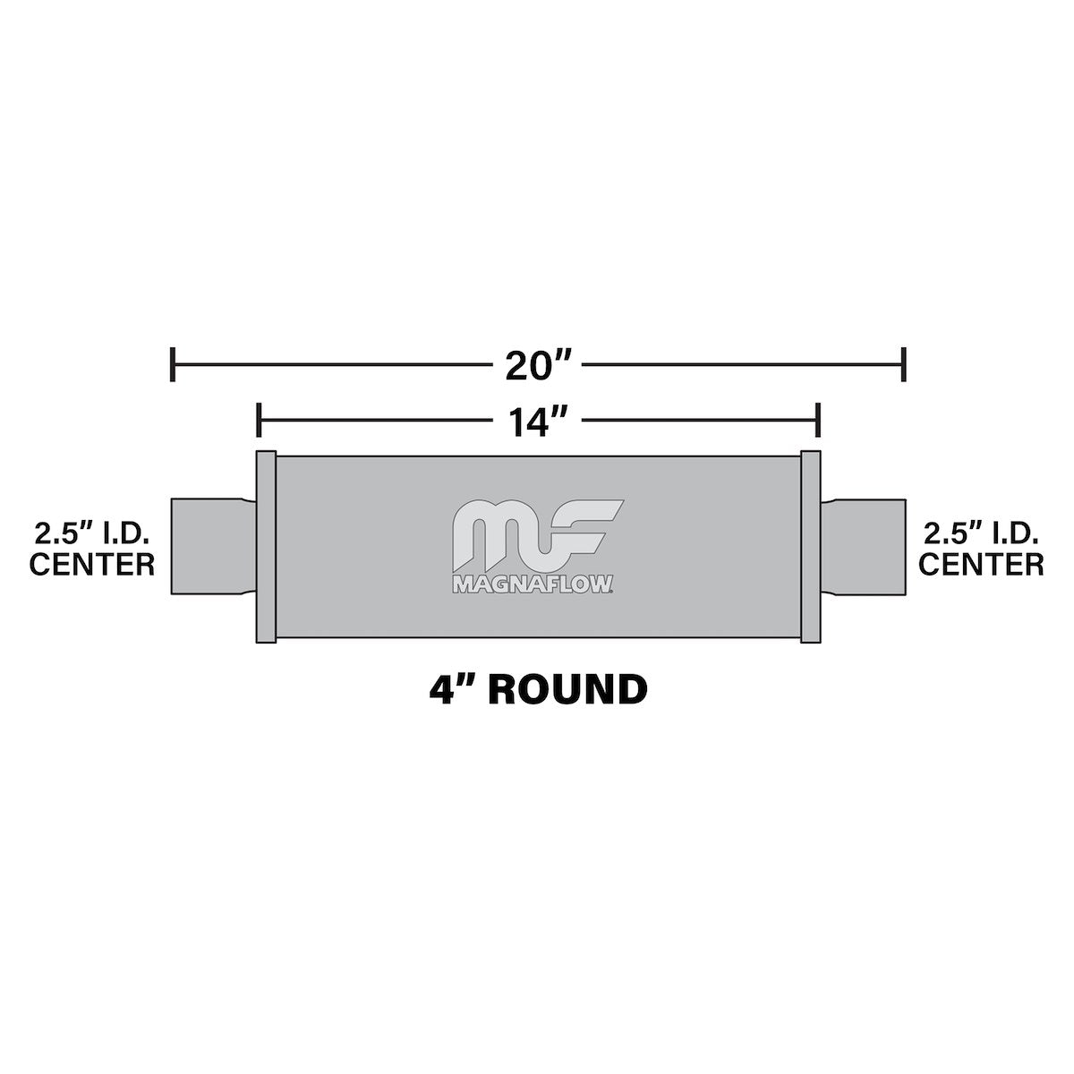 MagnaFlow Exhaust Products Exhaust Muffler 10416 product image 19