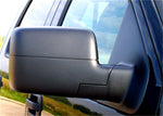 CIPA USA Exterior Towing Mirror, 4-1/4 x 6-3/4 in Mirror, Extends 15 in, Black, Set Of 2 - 11800