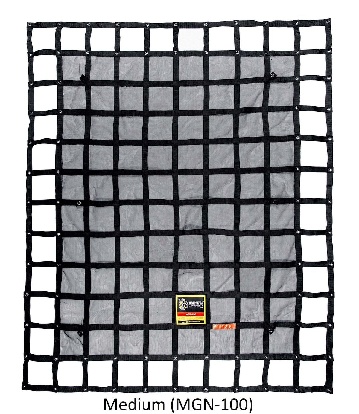 Gladiator Cargo Nets Exterior Cargo Net, 6.75 ft Width x 8 ft Length, 73 in x 89 in Mesh Coverage - MGN-100