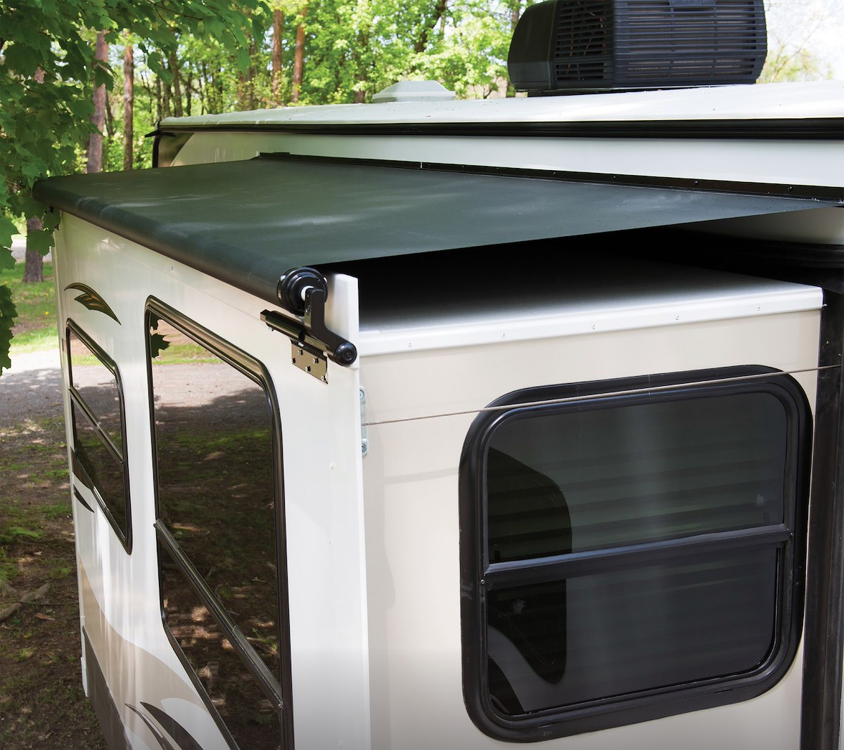 Lippert Awning, Solera  5000 Series, 120 in Slider Length x 48 in Extension, 115 in Fabric Length - V000251461