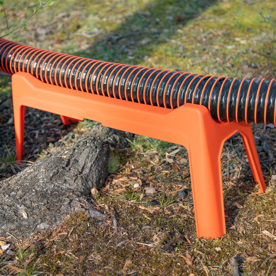 Camco Sewer Hose, 15 ft Extended Length, 3 in Diameter, Black Hose - 39861