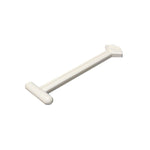 Lippert Door Catch, 4 in, Polar White - 381407