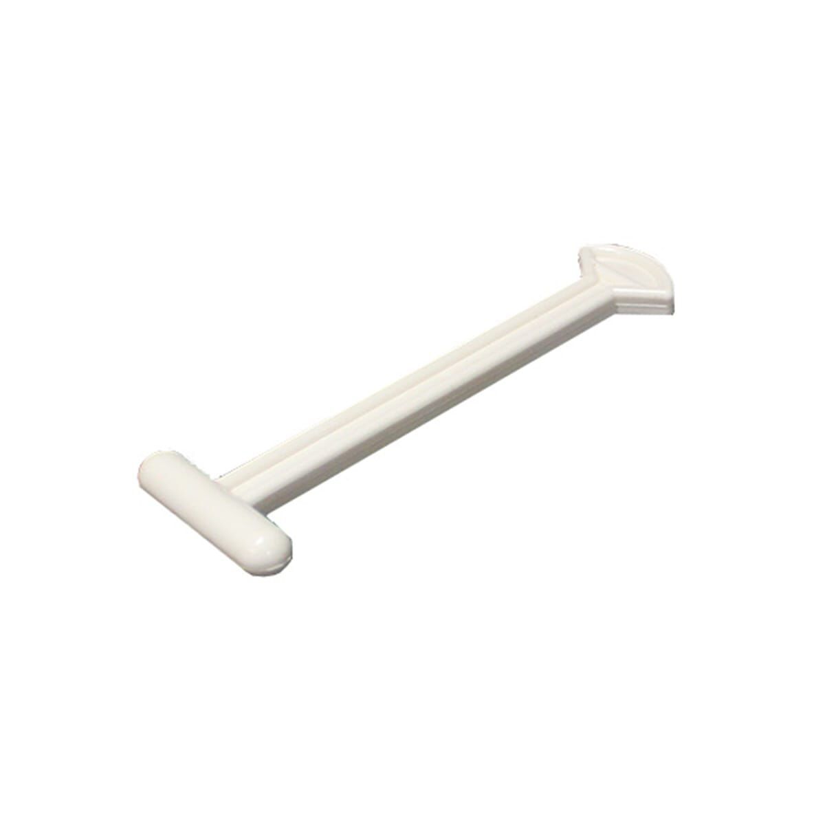 Lippert Door Catch, 4 in, Polar White - 381407