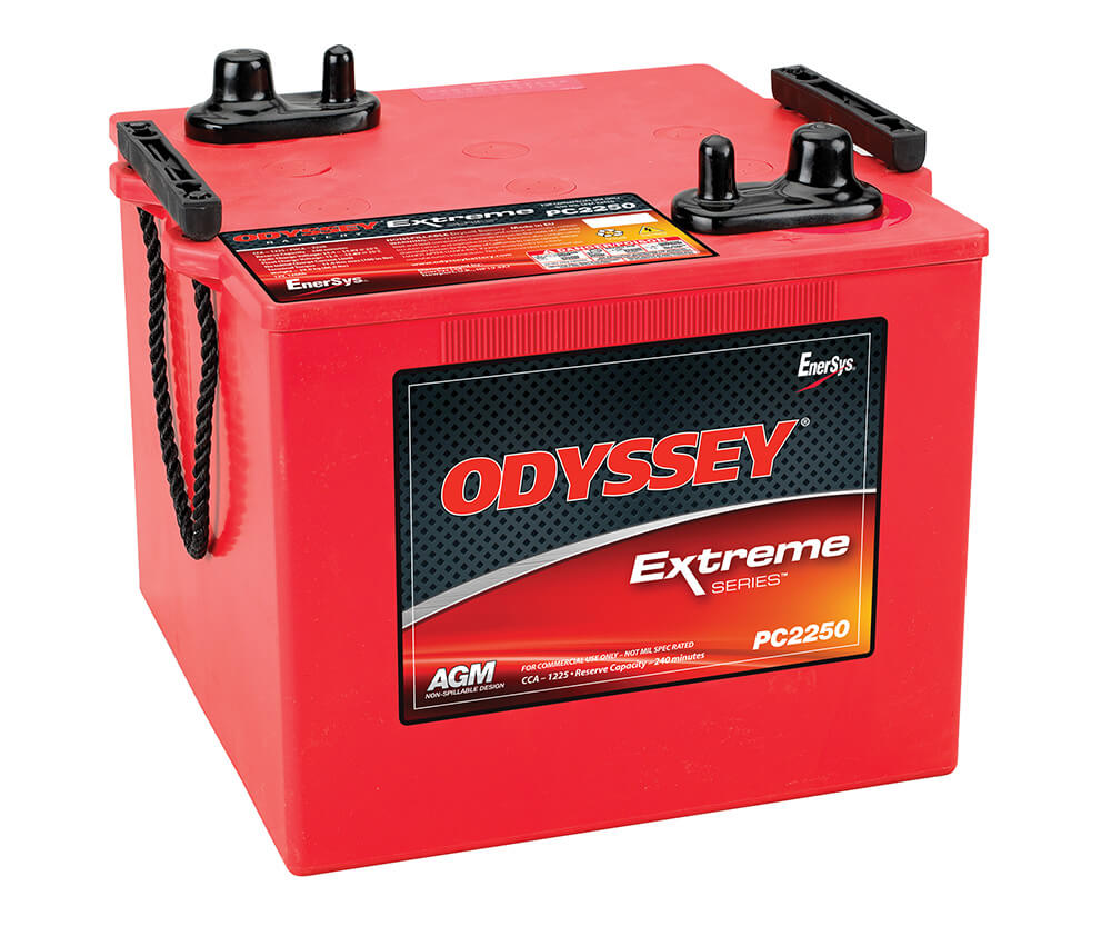 Odyssey Battery Battery, Extreme Series, 12 V, 1225 Cold Cranking amp - ODS-AGM6M