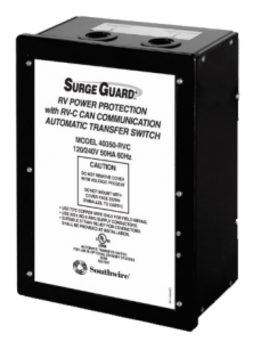 SouthWire Corp. Power Transfer Switch, 120/240 V, 50 amp, 60 Hz - 40350RVC3