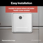 Furrion Water Heater Access Door, For Replacing Suburban Or Atwood 10 gal Water Heater Doors, White, Steel - FWH46EA-PS-AM