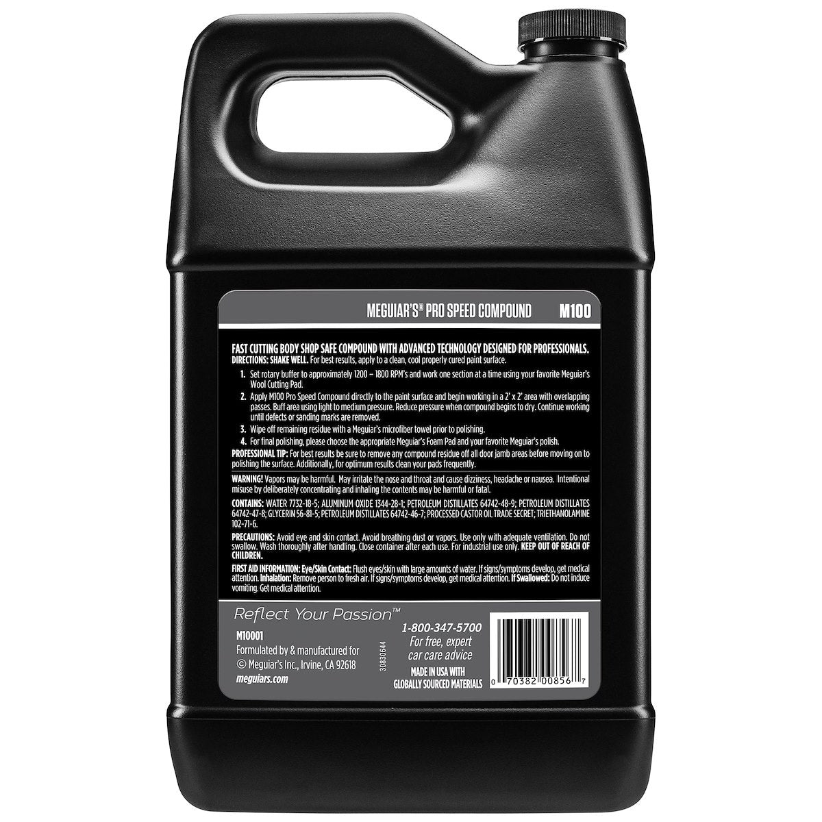 Meguiars Polishing Compound, 1 gal Jug - M10001