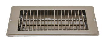 AP Products Heating/Cooling Register, 4 in Width x 10 in Length, 5-1/4 in Width Overall x 12 Length Overall - 013-628