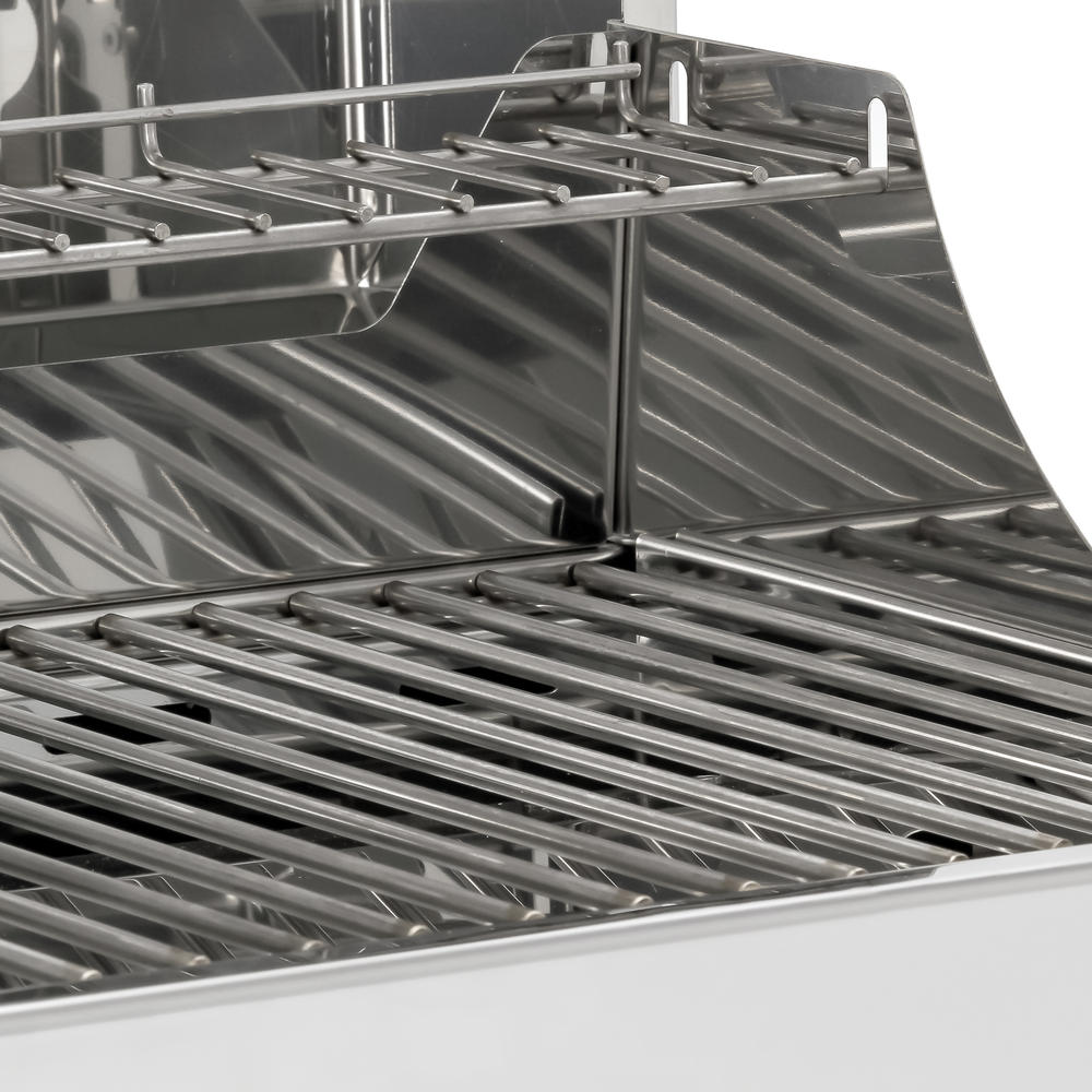 Camco Marine Barbeque Grill, Elite 216, 13000 BTU, 15 in Length x 22 in Width x 13 in Depth - 58155