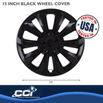 Coast2Coast Universal Wheel Covers 106115BLK product image 3
